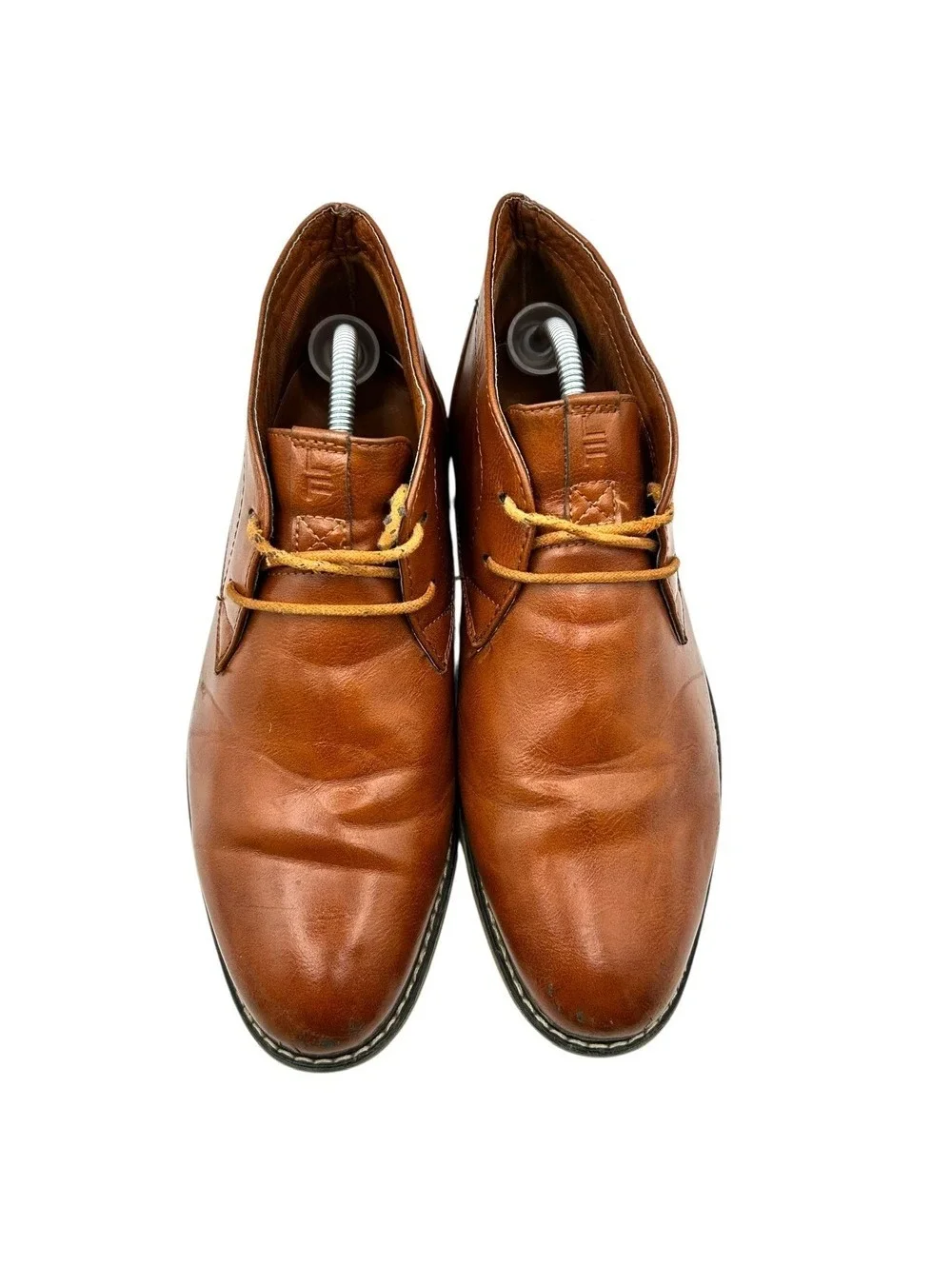 London Fog Collection Men's Brown LFM Blackburn Chukka Dress Boots Size 10.5M